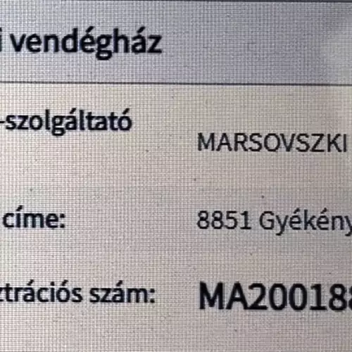 Öreghegyi Vendégház Gyékénye 038 kép