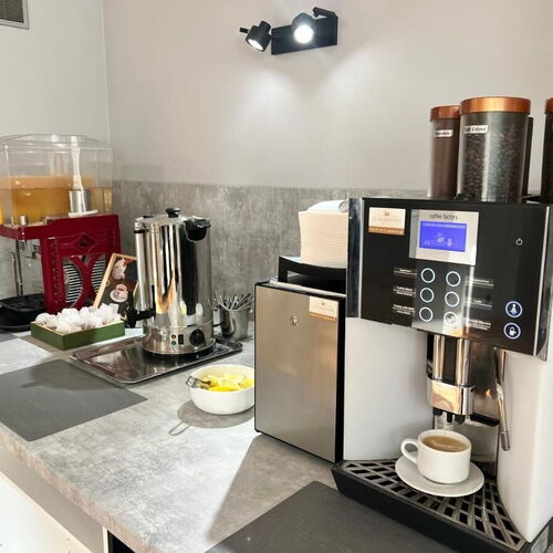 Breakfast buffet - coffee machine