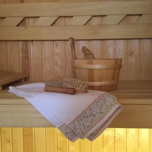 Szauna a pihenő h&aacute;zban