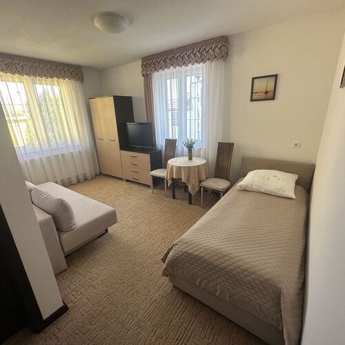 Salon w studiu dwu pokojowym