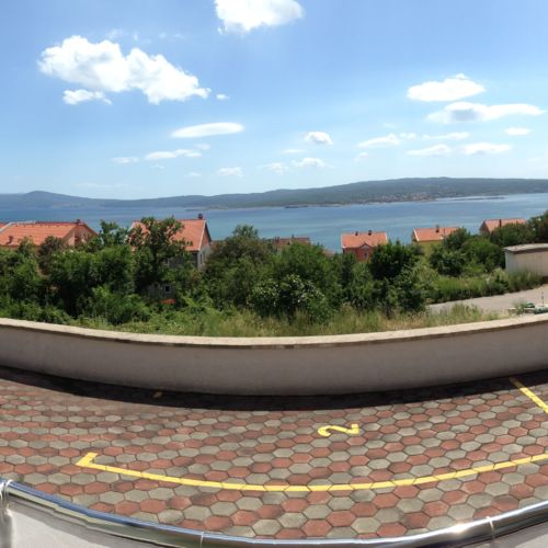 Parking place from balcony view