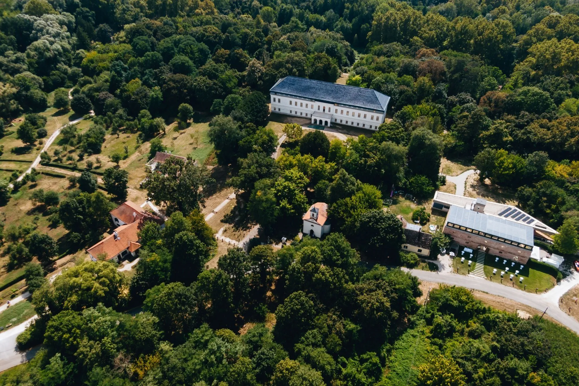 A birtok a levegőből
