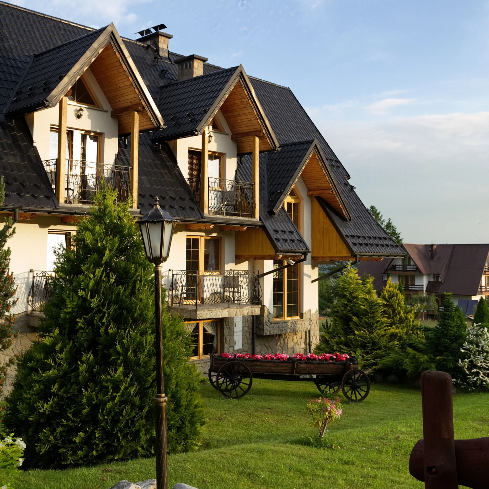 Obiekt Fasada zewnętrzna od strony ogrodu