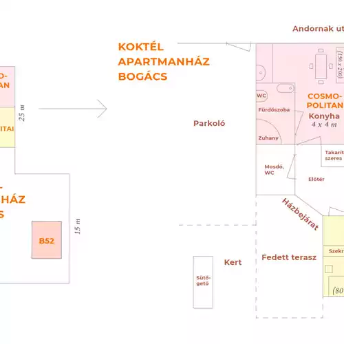 Koktél Apartmanház Bogác 012 kép