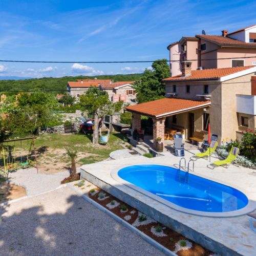House Poljica with a pool  2