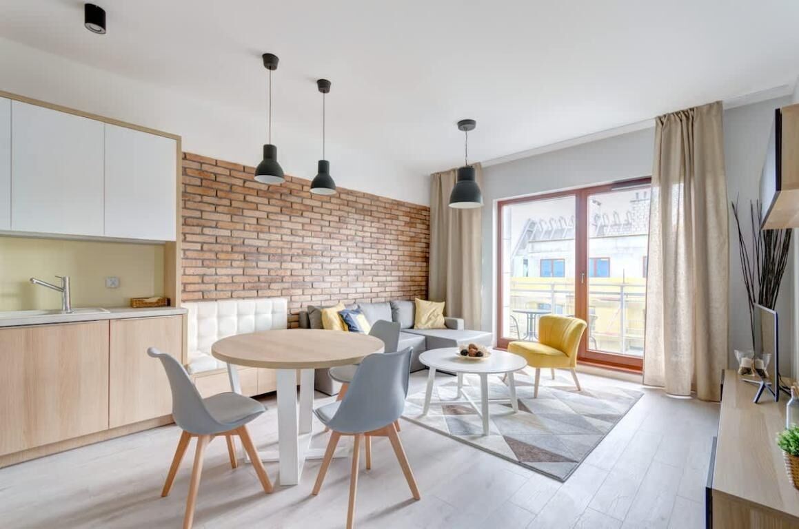 Jaglana 6E Gdańsk | Jasny Apartament | Widok na rzekę Gdańsk