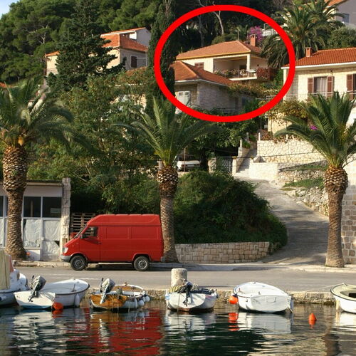 Apartmanok Parkolóhellyel Splitska, Brac - 2857 Splitska  2