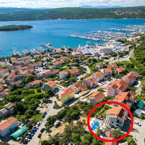 Apartmanok Családok Részére Medencével Punat, Krk - 5345 Punat  2