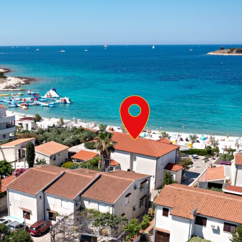 Apartmanok Családok Részére Medencével Rogoznica - 7557  2