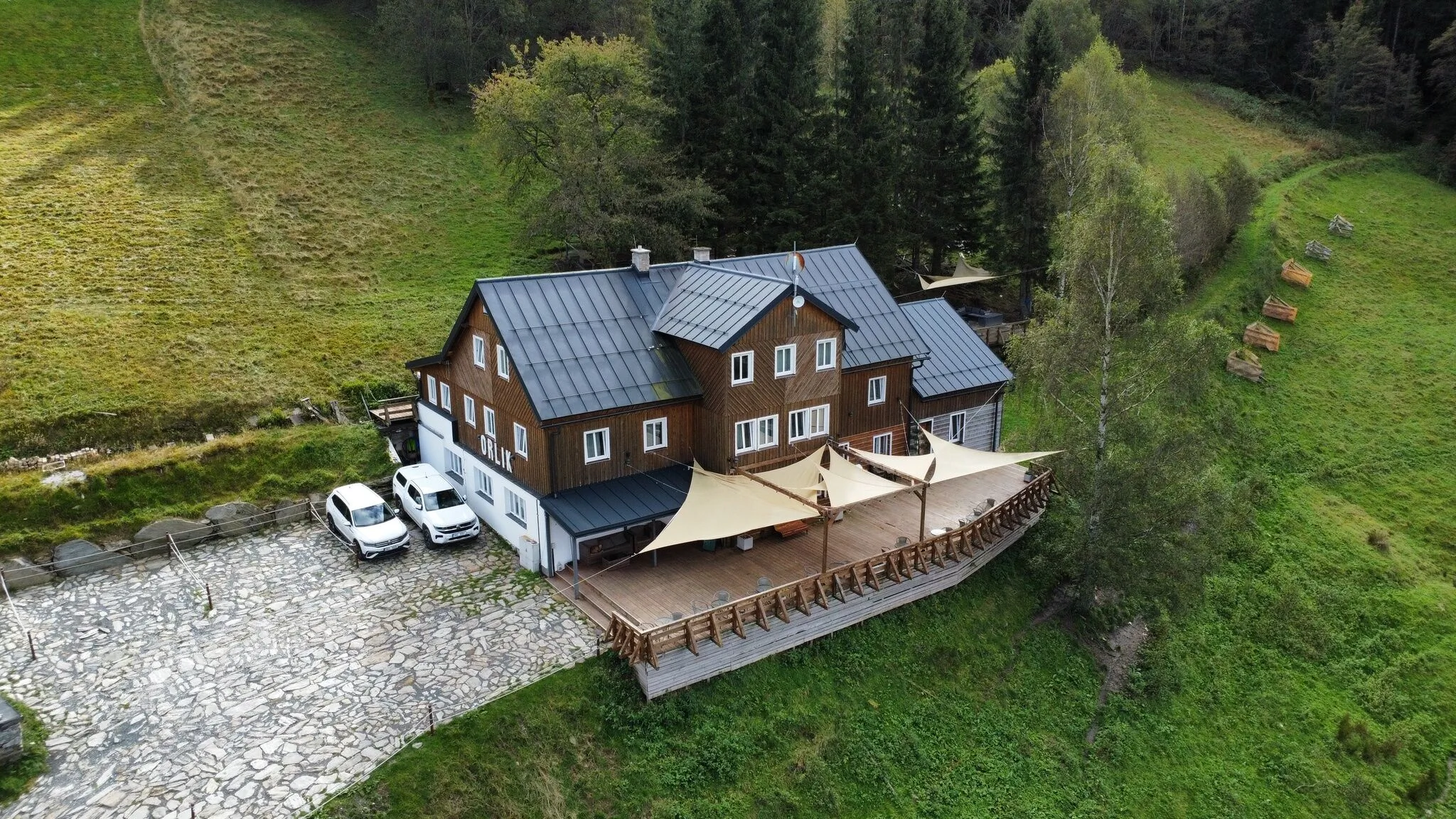 Chata Orlík - all inclusive s privátním wellness v ceně Pec pod Sněžkou