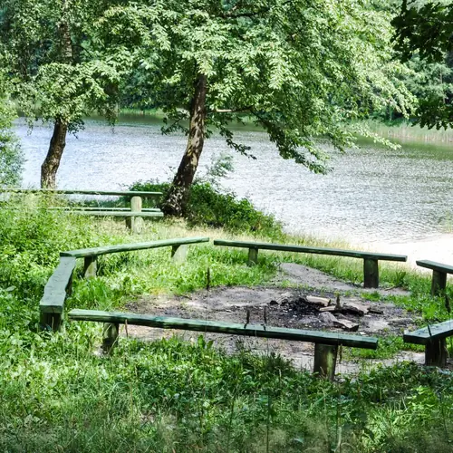 Jezioro Brzostek - palenisko