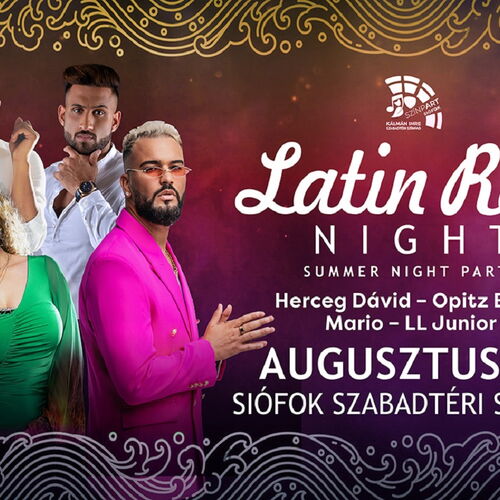 Latin Rap Night: Herceg Dávid, Opitz Barbi, Kunu Mário, L.L. Junior