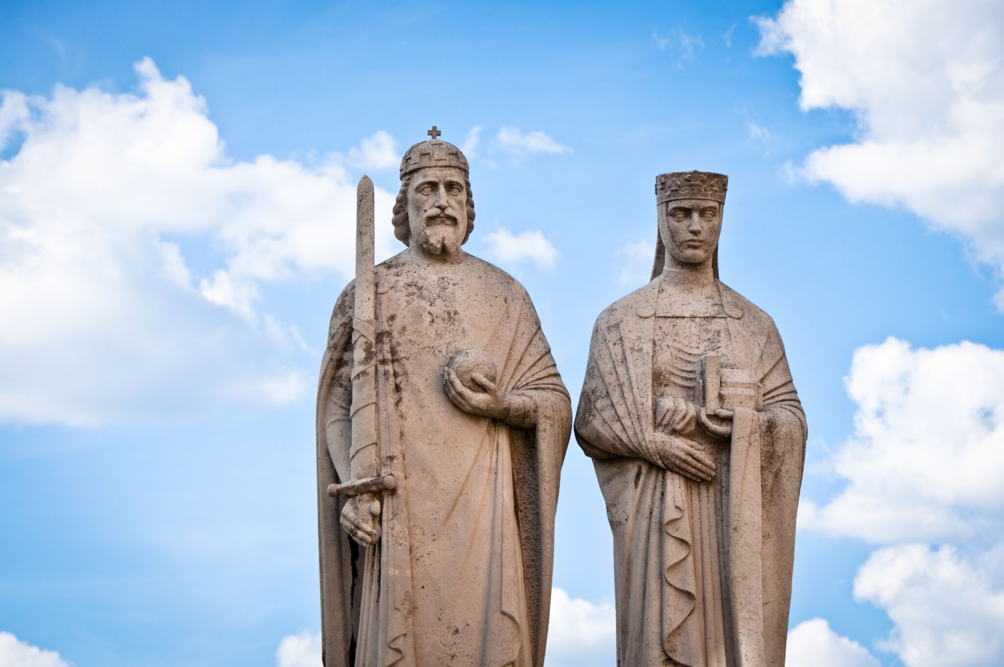 I. István király és Gizella királyné szobra - Veszprém
