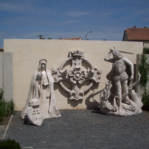 Luxemburgi Zsigmond király szobra | Nyírbátor