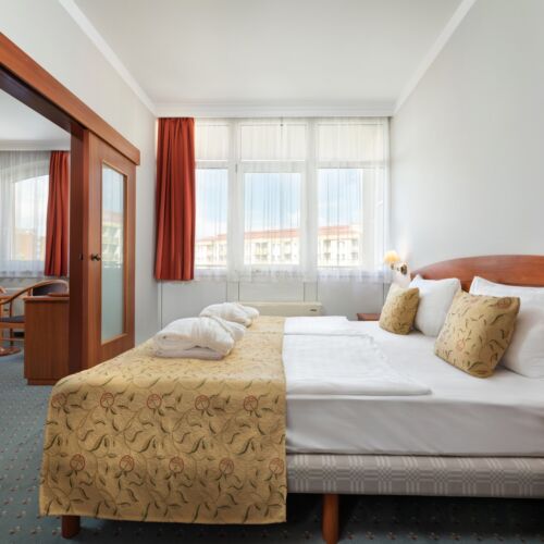 Superior Apartman s balkónem s manželskou postelí s 1 ložnicí