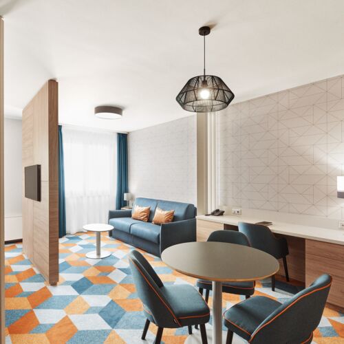 Deluxe 1-Room Family Apartment for 2 Persons (extra bed available)