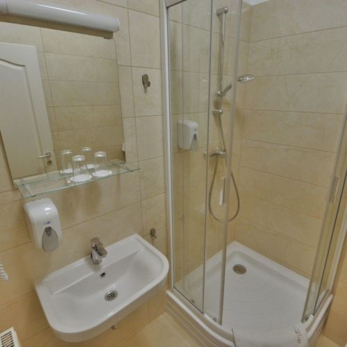 Pokój 2-osobowy z klimatyzacją z prysznicem (możliwa dostawka)