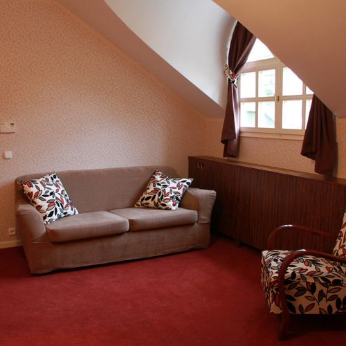 Garden View Upstairs Triple Room (extra beds available)
