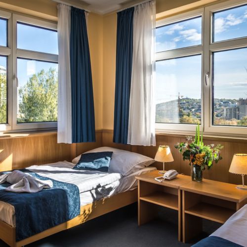 Pokój 2-osobowy typu Twin z widokiem na miasto