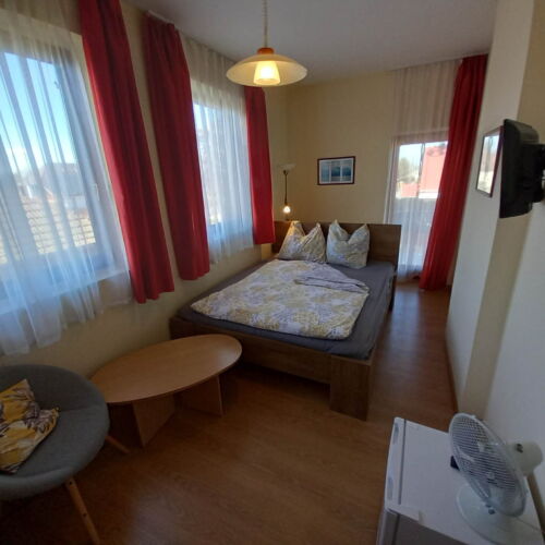 Upstairs Balcony Double Room
