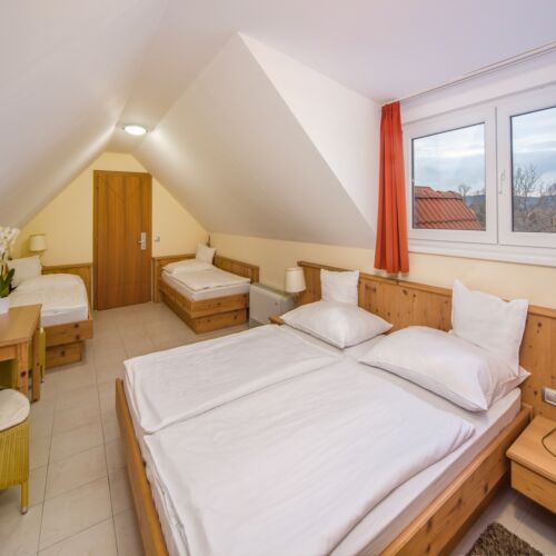Pokoj pro 4 os. v podkroví 