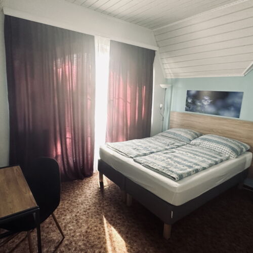 Standard Pokoj s manželskou postelí s výhledem do zahrady