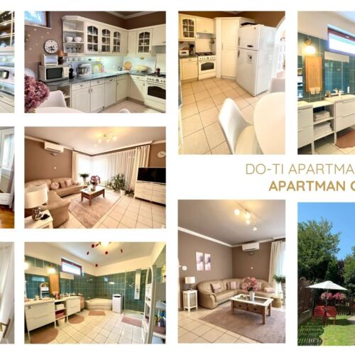 Apartament gold la parter cu 2 camere pentru 4 pers.