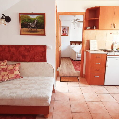 Upstairs 2-Room Family Apartment for 4 Persons