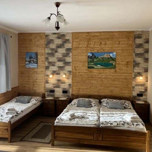 Apartament 3-osobowy z tarasem z 1 pomieszczeniem sypialnianym