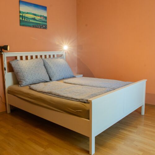 Apartament 2-osobowy z własną kuchnią z widokiem na ogród z 1 pomieszczeniem sypialnianym