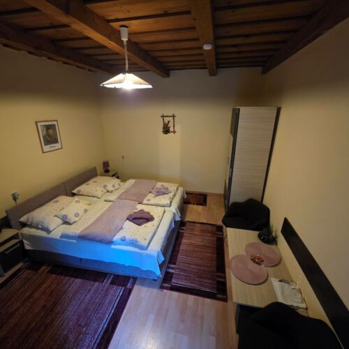 Camera dubla la parter cu baie