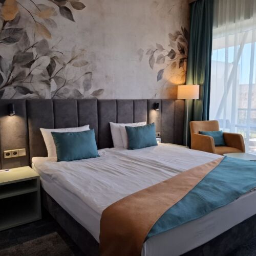 Camera twin standard Plus cu balcon (se poate solicita pat suplimentar)