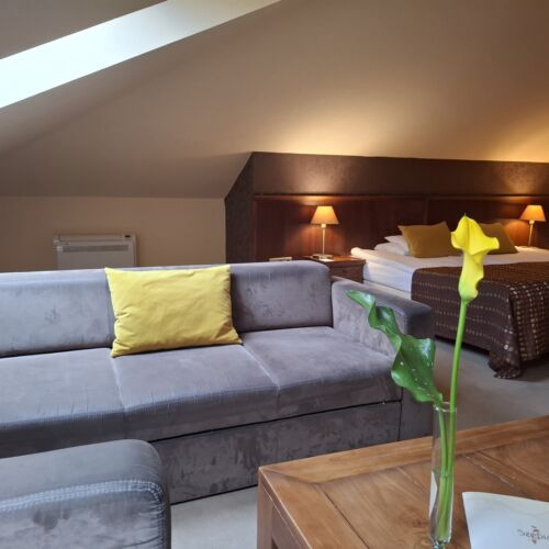 Camera cvadrupla superior la mansarda