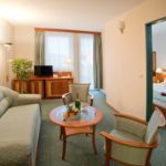 Standard 1-Zimmer-Apartment für 2 Personen mit Balkon (Zusatzbett möglich)
