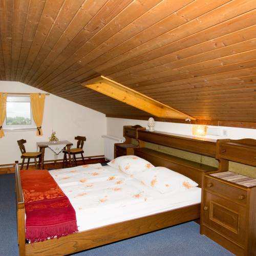 Apartman s balkónem s manželskou postelí s 1 ložnicí s výhledem na jezero