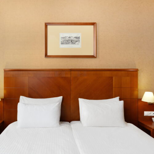 Camera twin standard la etaj