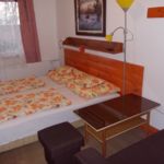 Ground Floor 2-Room Balcony Apartment for 4 Persons (extra bed available)