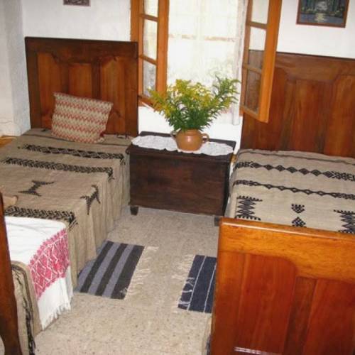 Erdgeschosses 2-Zimmer-Apartment für 4 Personen mit Aussicht auf den Garten
