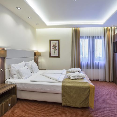 Camera dubla confort cu aer condiționat