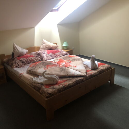 Camera dubla tourist la mansardă