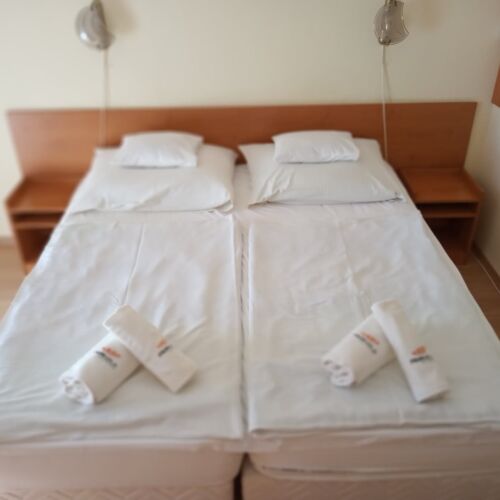 Camera twin standard cu baie (se poate solicita pat suplimentar)