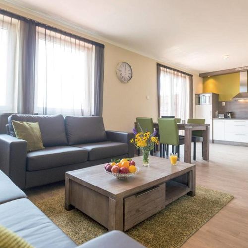 Apartament 6-osobowy Premia z tarasem z 3 pomieszczeniami sypialnianymi