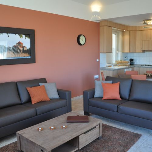 Apartament 4-osobowy Komfort z tarasem z 2 pomieszczeniami sypialnianymi