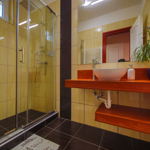 Apartament 4-osobowy na parterze z prysznicem z 2 pomieszczeniami sypialnianymi