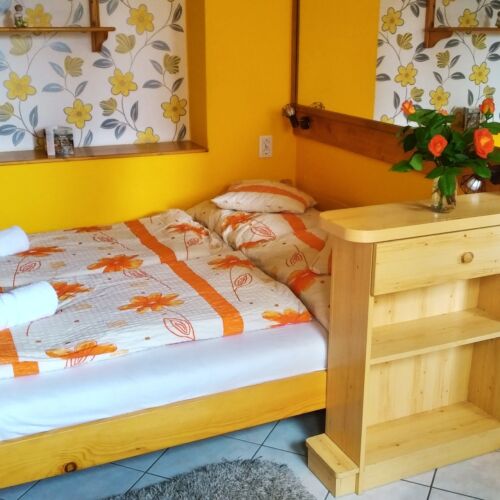 Apartman pro 3 os. s 1 ložnicí s výhledem do dvora v přízemí