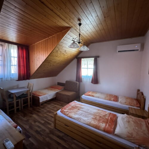 Upstairs Air Conditioned Triple Room (extra beds available)