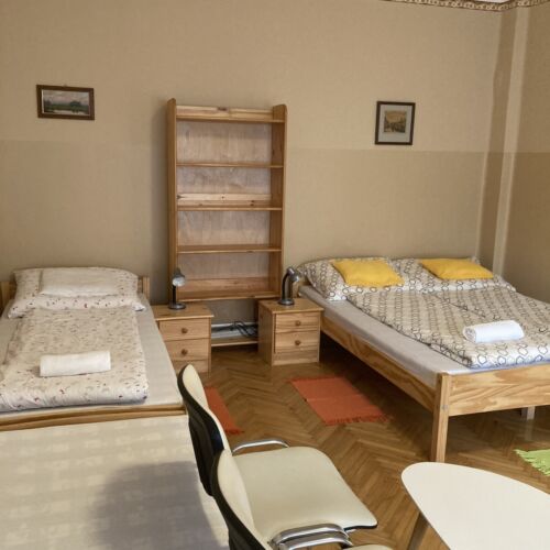 Ground Floor 5 Person Room with Terrace (extra bed available)