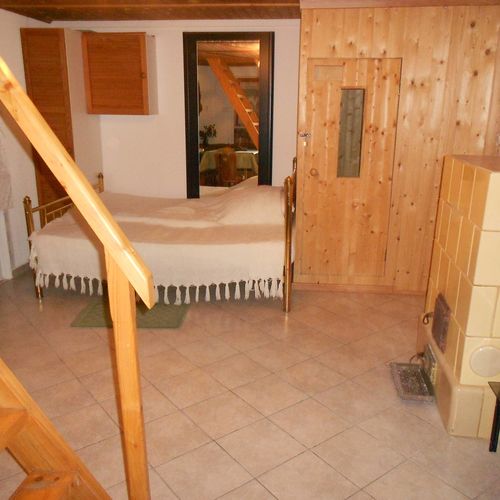 1-Zimmer-Apartment für 2 Personen mit und Galerie und Aussicht auf den Hof