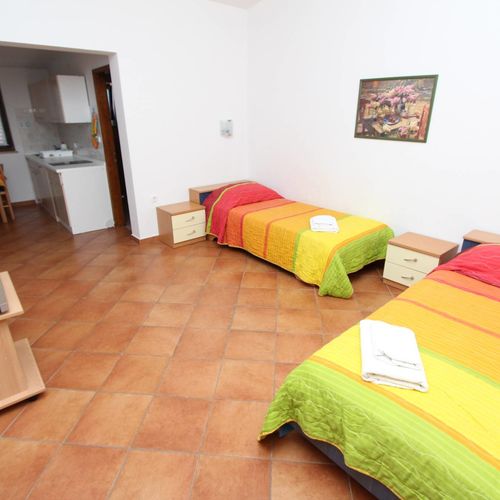 Apartament 4-osobowy Komfort z tarasem z 2 pomieszczeniami sypialnianymi