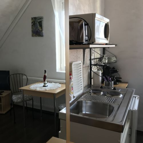 Apartament studio la mansardă cu 1 camera pentru 2 pers.